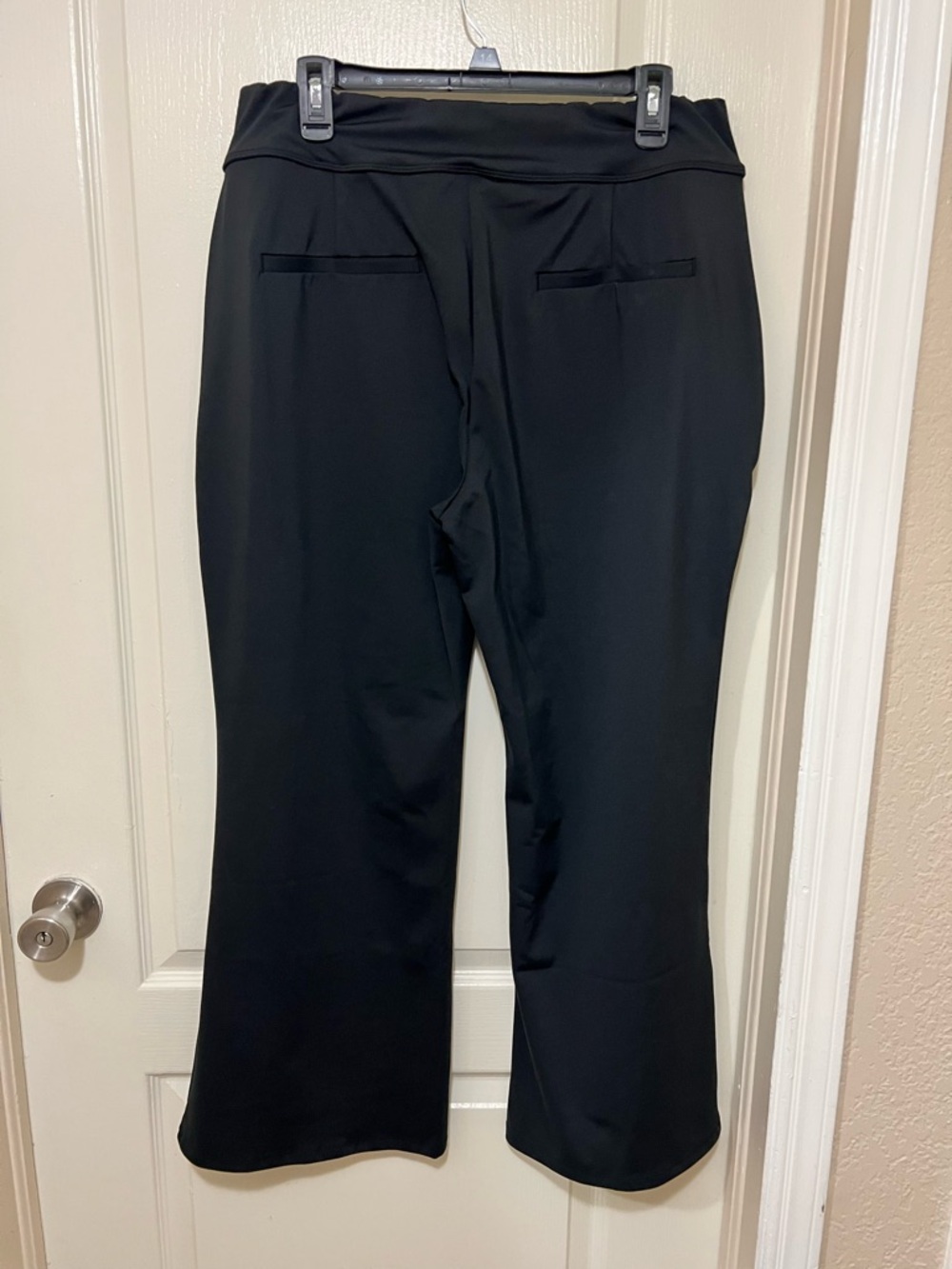 Halara Flex™ DayStretch Mid Rise Side Zipper Pocket Work Flare Pants - Picture 7 of 9